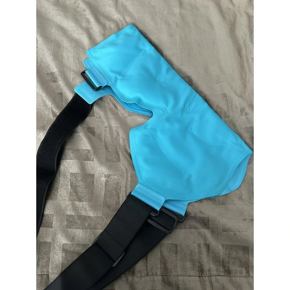 Comfytemp Hot Cold Gel Pack‎ Microwaveable Adjustable Strap Pain Relief Blue